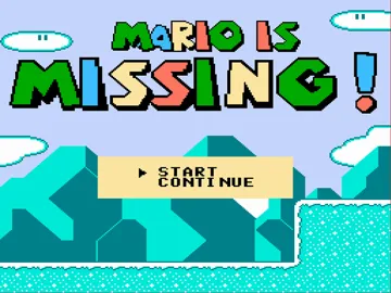 Mario is Missing! (USA) screen shot title